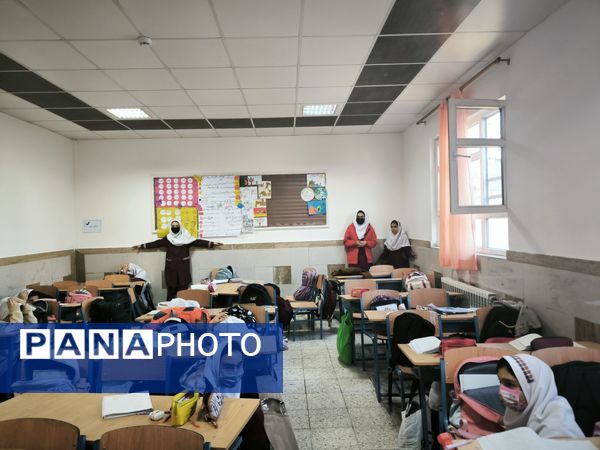 مانور زلزله در دبستان شطیطه۲