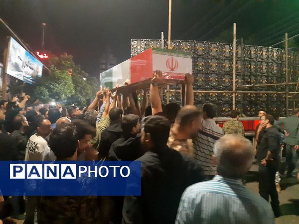 وداع پرشور با شهید ذاکریان در بابل