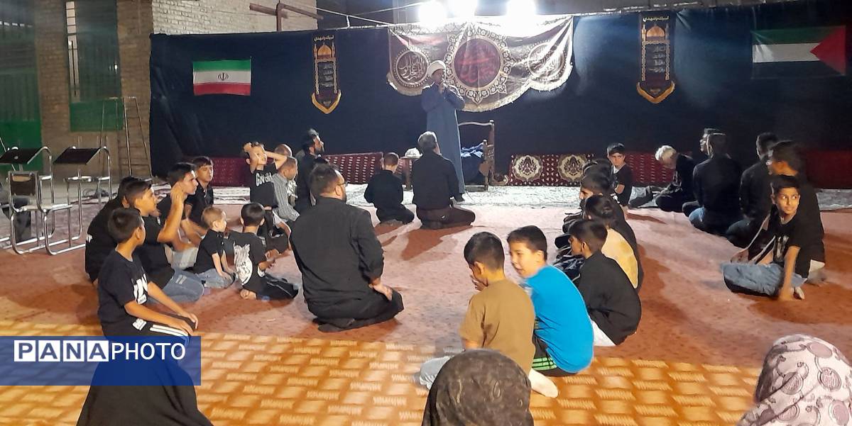 مراسم عزاداری دهه اول محرم در مسجد چهارده معصوم نیشابور