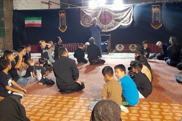 مراسم عزاداری دهه اول محرم در مسجد چهارده معصوم  نیشابور 