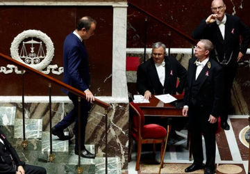 گریز نخست وزیر فرانسه از نخستین رای عدم اعتماد