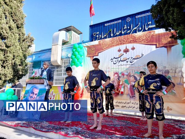 افتتاح استانی طرح «پهلوان سعید» و سه زمین چمن مصنوعی در کاشمر