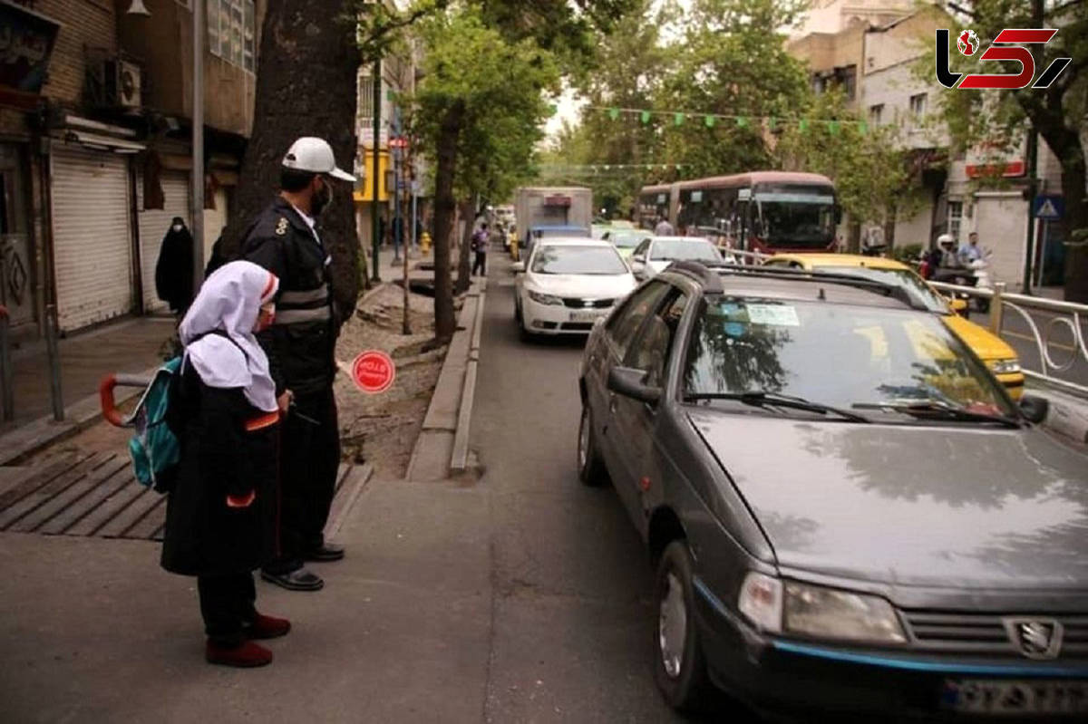 اقدامات پلیس راهور تهران برای بازگشایی مدارس