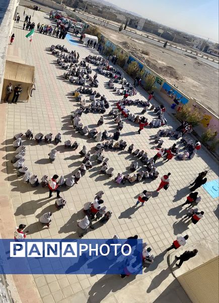 اجرای مانور زلزله و ایمنی در دبستان دین و دانش ابرکوه