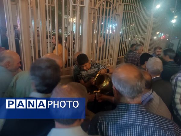 مراسم نخستین سالگرد شهادت شهدای خدمت در مسجد الهادی نیشابور 