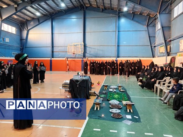 عزاداری دختران ورزشکاران شهر جعفریه به‌مناسبت شهادت حضرت فاطمه زهرا(س) 