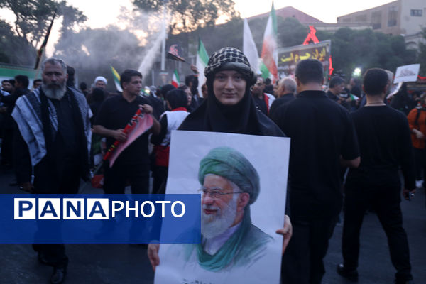 تجمع بزرگ ضد صهیونیستی و حماسی هیات‌های حسینی در تبریز