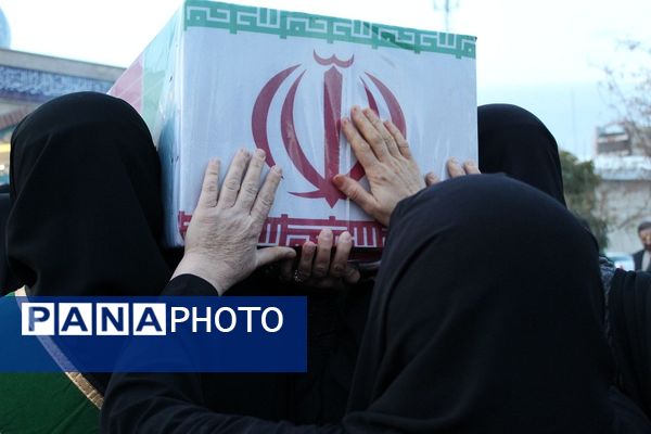 مراسم میزبانی شهدای گمنام دفاع مقدس در البرز