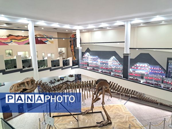 بازدید دانش‌آموزان از پارک موزه علوم زمین مشهد 