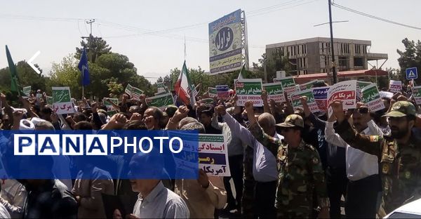 خروش مردم تربت جام در نماز جمعه خشم و نصر