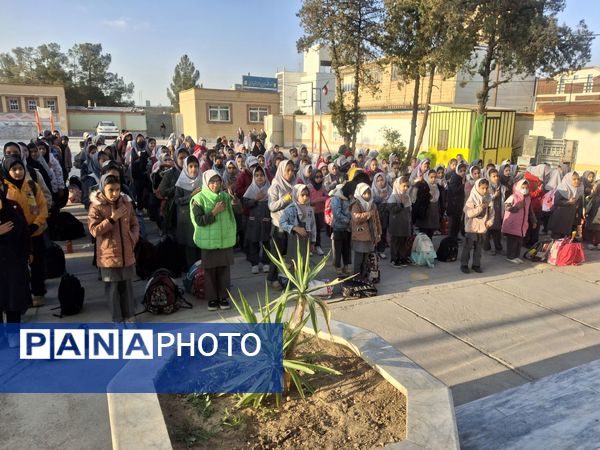 مراسم صبحگاه در شهرستان کاشمر