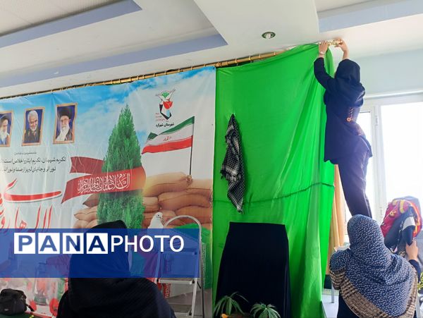 مقدمات استقبال از شهید گمنام