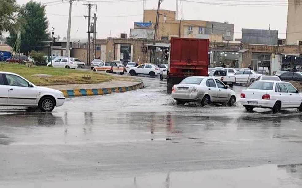 بارانِ رهایی‌بخش خوزستان؛ آب‌گرفتگی در برخی مناطق خوزستان