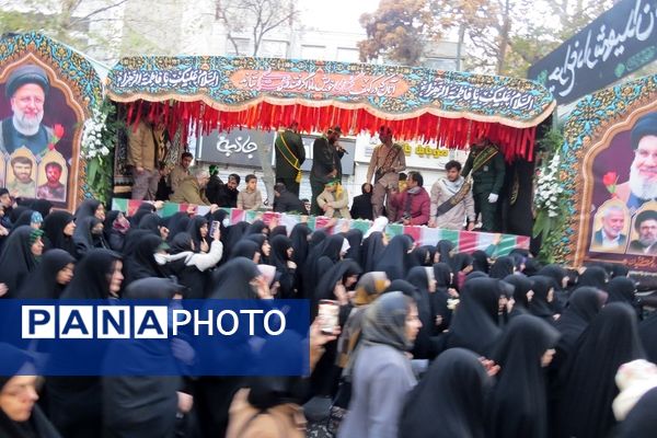 استقبال از شهدای گمنام در شهرستان بجنورد 