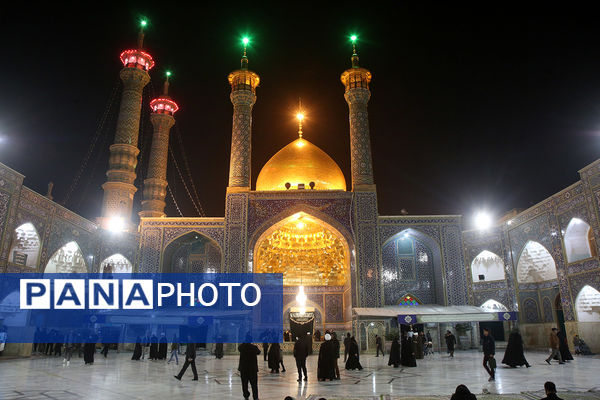 مراسم عزاداری سالروز شهادت امام هادی(ع) در حرم حضرت معصومه(س)