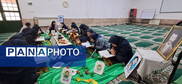 محفل انس با قرآن کریم در آموزشگاه شهید رزمی خلیل آباد