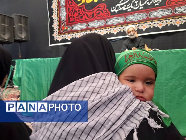 مراسم شیرخوارگان حسینی در تکیه ابوالفضلی روستای دهنو 