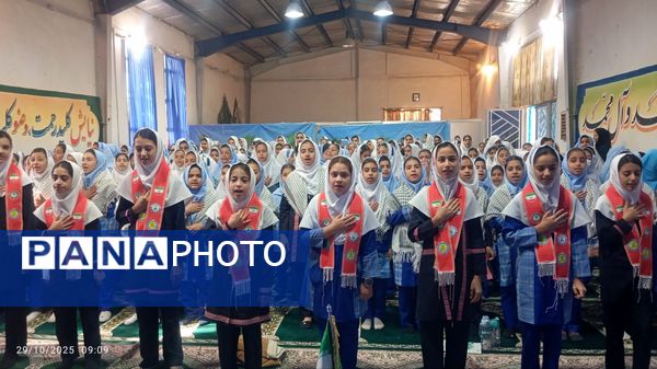 آیین نواختن زنگ پدافند غیرعامل در زاوه