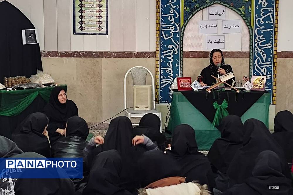 مراسم عزاداری شهادت حضرت فاطمه(س) در دبیرستان پویش دماوند 