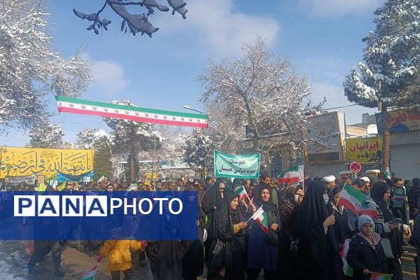 راهپیمایی ۲۲ بهمن در نیشابور 