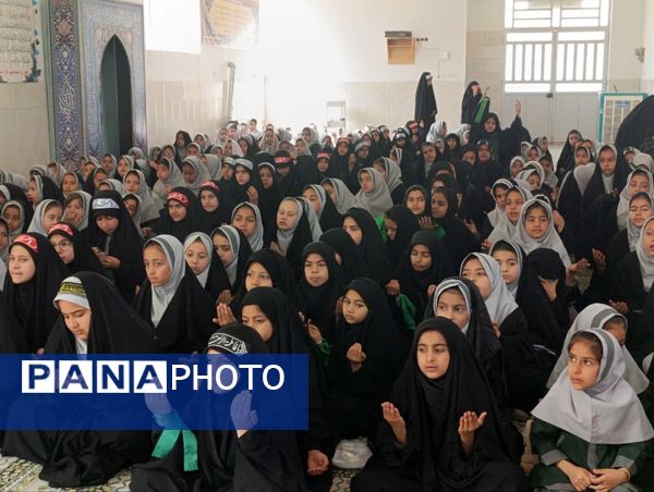 مراسم سوگواری شهادت حضرت فاطمه زهرا(س) در مدارس ابرکوه