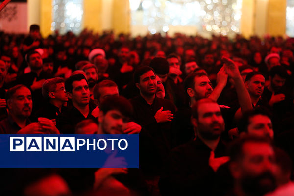 عزاداری تاسوعای حسینی و بزرگداشت سردار شهید ایزدی در حرم حضرت معصومه(س)