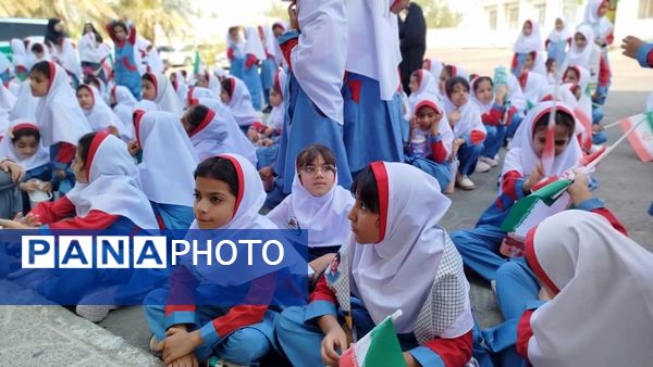 زنگ آغاز سال تحصیلی در مدرسه علقمه شاهد شهرستان قلعه‌گنج