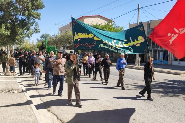 هیئت عزادارن مسجد قمر بنی هاشم شهرستان شیروان