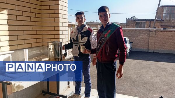 مراسم عزاداری دهه فاطمیه در دبیرستان ابن‌ سینا شهرستان بن 