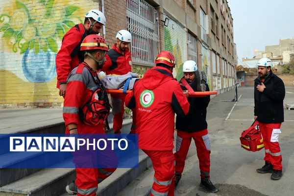 بیست و هفتمین مانور سراسری زلزله در آذربایجان غربی