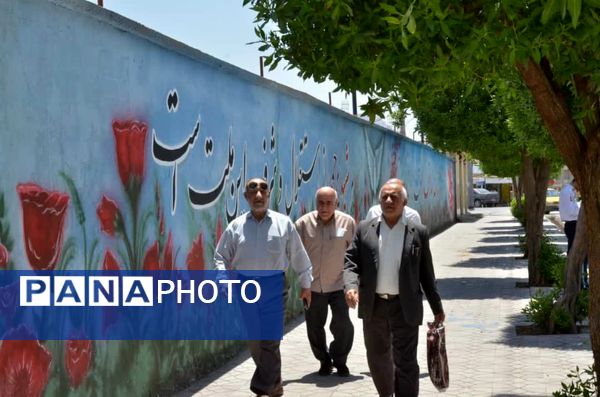 برگزاری نماز جمعه شهرستان گچساران به مناسبت هفته هلال احمر