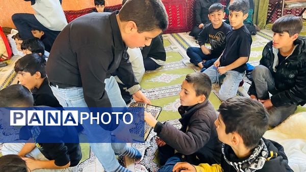 مراسم شهادت حضرت زهرا (س) در مدرسه معلم آشخانه 