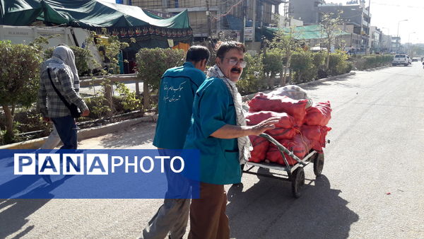 خدمت رسانی موکب امام رضا ( ع ) شهرستان سبزوار در کربلای معلی