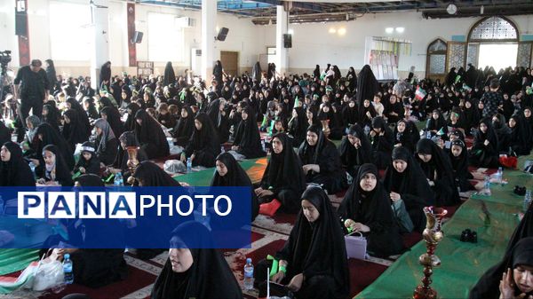 عزاداری دختران زنجانی در هیات دختران انقلاب