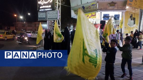 برپایی موکب به‌مناسبت شهادت شهید سید حسن نصرالله و شهدای مقاومت در شهرستان کاشمر