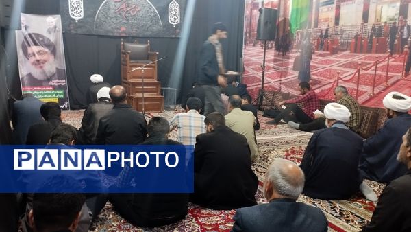 مراسم ترحیم شهادت شهید سید حسن نصرالله در خلیل‌آباد 