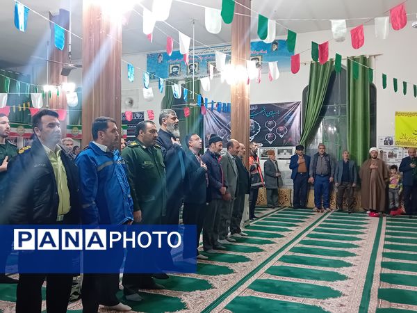 مراسم جشن دهه فجر در مسجد پنج تن آل عبا