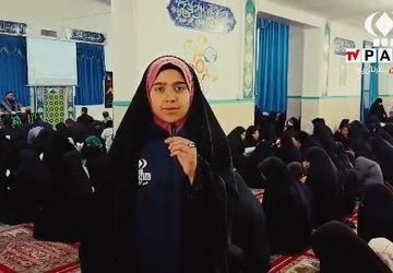 روایت پانا از مراسم عزاداری شهادت حضرت زهرا در دبستان قرآنی اکبرزاده