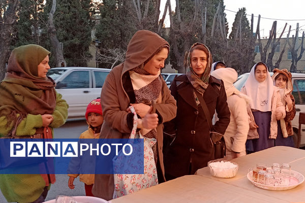 برپایی موکب به‌مناسبت جشن‌های حضور تا ظهور در آباده