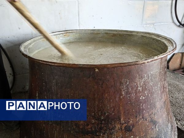 هیئت زنجیرزنی در روستای فیض آباد در صبح عاشورای حسینی 
