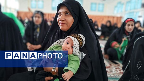  مراسم شیرخوارگان حسینی در شهرستان مارگون
