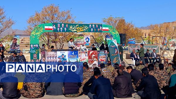 نمایش اقتدار بسیج در شهرستان خلیل آباد