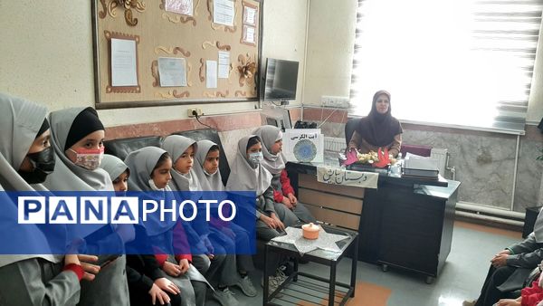 اجرای طرح حفظ آیت الکرسی در دبستان دخترانه نیایش ۱