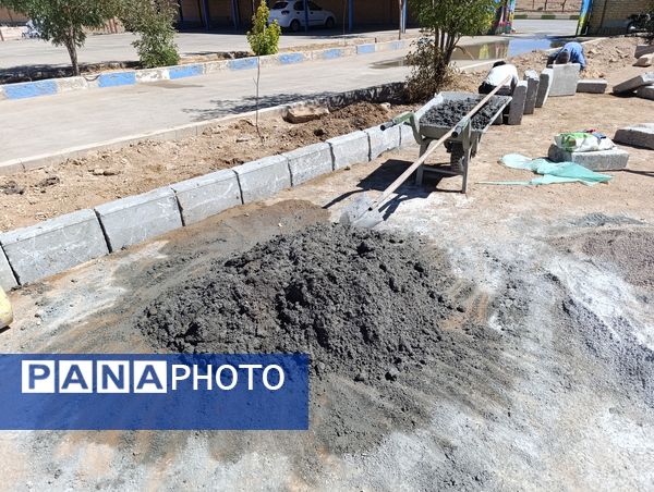 بازسازی فضای باز آموزشگاه شیخ فضل‌الله نوری 