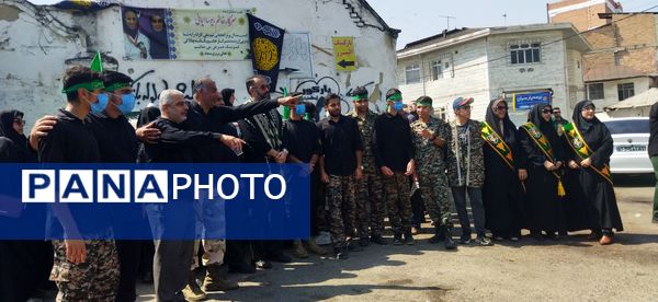راهپیمایی عزاداران قائمشهری در سالروز رحلت رسول اکرم (ص) و امام حسن مجتبی (ع)