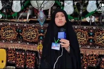 استقبال گرم مردم شهرضا از کاروان پیاده انصارالحسین