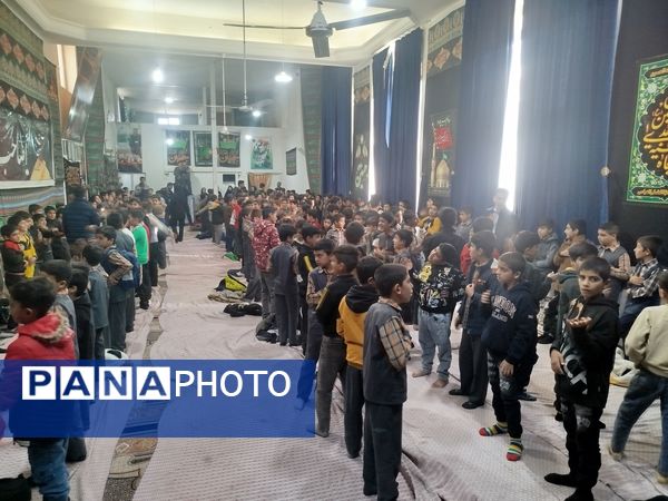 تجدید پیمان انقلاب و اهل بیت (ع) در دبستان شهید پسندیده فدافن