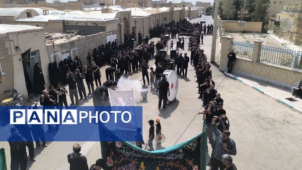 مراسم عزاداری و زنجیرزنی تاسوعای حسینی در شهر حسن آباد جرقویه علیا 