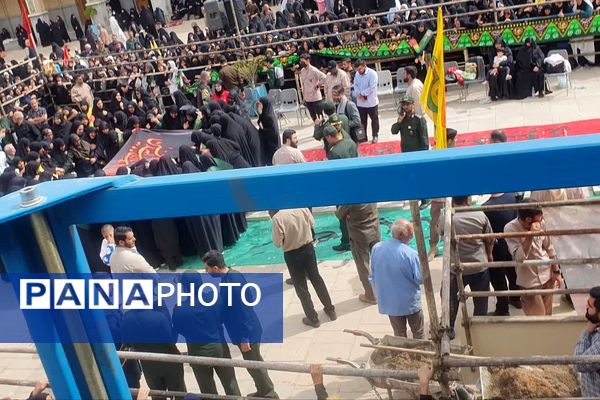تشییع پیکر شهیده معصومه کرباسی