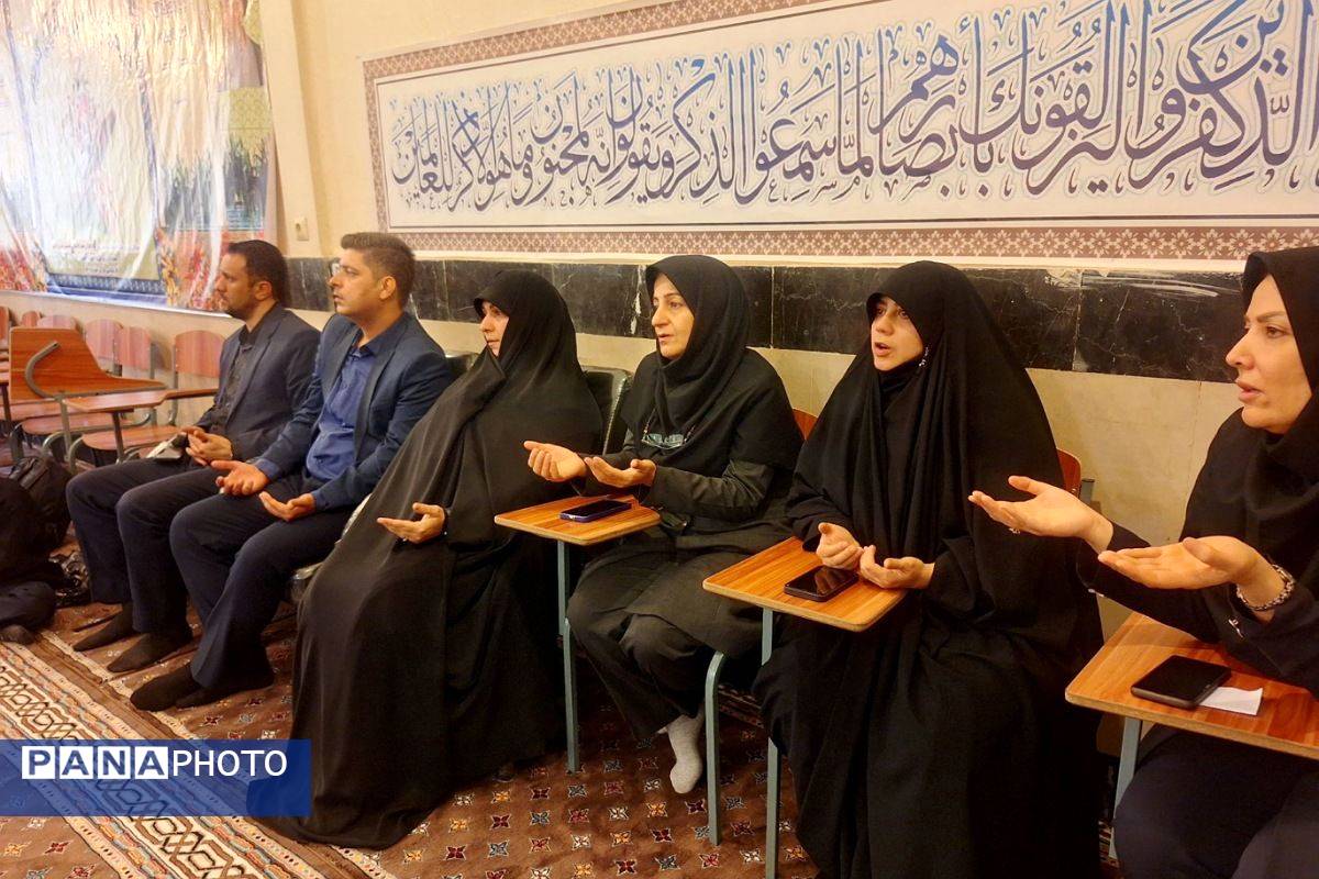 مراسم عزاداری نوگلان فاطمی در دارالقرآن حجت الاسلام قرائتی